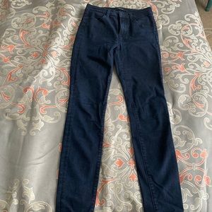 Maria High-Rise Skinny Jeans in Bluebird